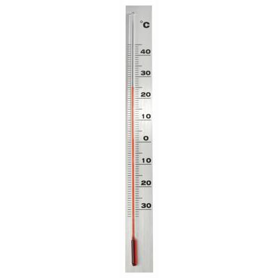 Nature Wandthermometer 3,8x0,6x37 cm aluminium