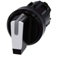 Siemens 3SU1002-2BM60-0AA0 schakelaar, voor schakelaar, kunststof, zwart, wit, 2 x 45 graden, 1 stuk