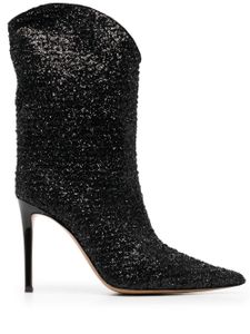 Alexandre Vauthier bottines à talon aiguille - Noir