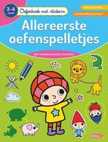 Deltas oefenboek met stickers allereerste oefenspelletjes 3-4 jaar - thumbnail