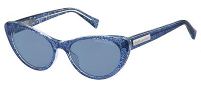 Marc Jacobs zonnebril dames cat eye glitter blauw