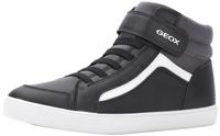Geox Jongens J Gisli Boy C Sneakers, Black Dk Grey, 35 EU