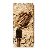 Samsung Galaxy A22 4G | M22 Stand Case Bladmuziek - thumbnail