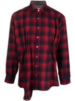 Maison Margiela x Pendleton chemise en laine à carreaux - Rouge