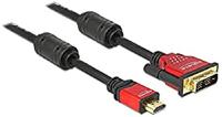 Delock High Speed HDMI-kabel - HDMI A stekker > DVI stekker 3 m