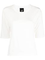 Thom Krom t-shirt en coton à manches crop - Blanc