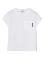 Brunello Cucinelli Kids t-shirt à ornements - Blanc - thumbnail