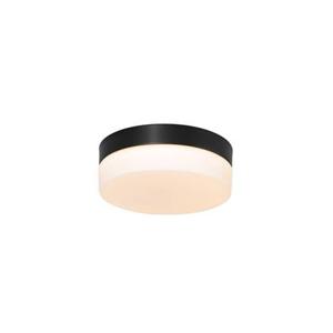 Steinhauer Plafondlamp Ikaro Ø 18 cm IP44 zwart