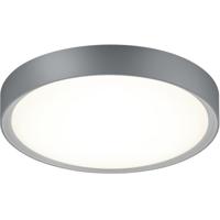 LED Plafondlamp - Badkamerlamp - Trion Clirno - 18W - Warm Wit 3000K - Spatwaterdicht IP44 - Opbouw Rond - Mat Titaan - Kunststof