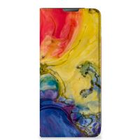 Bookcase Motorola Moto E20 Watercolor Dark