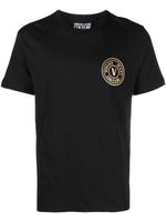 Versace Jeans Couture t-shirt à logo imprimé - Noir