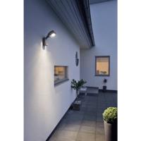 Konstsmide Latina Big 7938-370 LED-buitenlamp met bewegingsmelder (wand) Energielabel: F (A - G) LED LED vast ingebouwd 12 W Antraciet - thumbnail