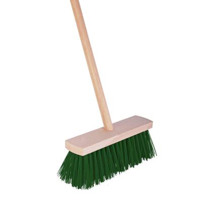 Talen Tools Bezem Nylon - 28 cm - Groen - Inclusief Steel Talen Tools Bezem Nylon - 28 cm - Groen - Inclusief Steel