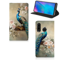 Hoesje maken voor Huawei P30 Lite New Edition Vintage Pauwen - thumbnail