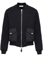 Alexander McQueen veste bomber Hybrid - Noir - thumbnail