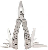 Herbertz multitool 16,4 cm RVS zilver 3-delig