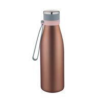 Blokker isoleerfles - Metallic roze - 550 ml - thumbnail