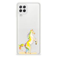 Samsung Galaxy A22 4G | M22 Telefoonhoesje met Naam Horse Color - thumbnail