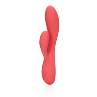 Loveline by Shots Smooth Ultra Soft Silicone Rabbit Vibrator - Astro Dust - thumbnail