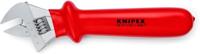 Knipex Verstelbare schroefsleutel verchroomd, dompelisolatie 260 mm 98 07 250
