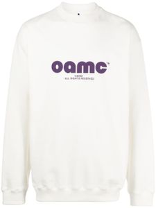 OAMC sweat à logo imprimé - Blanc