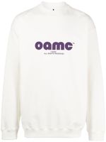 OAMC sweat à logo imprimé - Blanc