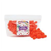 Colorations Pom Poms Oranje, 100st. - thumbnail