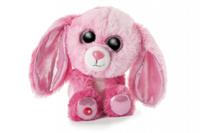 Nici knuffel Glubschis konijn junior 15 cm pluche roze