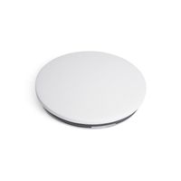 Ideavit Pop up afvoerplug gebogen solid surface chroom wit 281149 - thumbnail