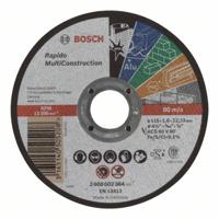 Bosch Accessories ACS 60 V BF 2608602384 Doorslijpschijf recht 115 mm 1 stuk(s) Metaal, RVS, Bonte metalen, Steen, Marmer, Kunststof - thumbnail