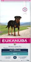 EUKANUBA Breed Specific - droog premium hondenvoer met kip voor volwassen honden optimaal afgestemd op de behoeften van Rottweilers, 12 kg