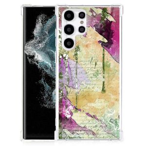 Back Cover Samsung Galaxy S22 Ultra Letter Painting