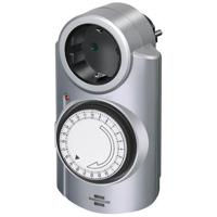 Stopcontact-schakelklok Analoog Dagprogramma 3680 W IP20 Brennenstuhl 1506530