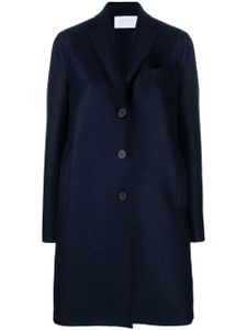 Harris Wharf London manteau en laine à simple boutonnage - Bleu