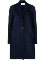 Harris Wharf London manteau en laine à simple boutonnage - Bleu - thumbnail