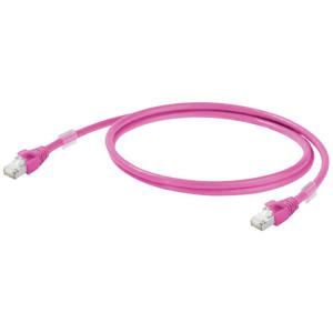 Weidmüller 1201270005 RJ45 Netwerkkabel, patchkabel CAT 6A S/FTP 0.50 m Magenta 1 stuk(s)