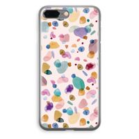 Terrazzo Memphis Pink: iPhone 8 Plus Transparant Hoesje - thumbnail