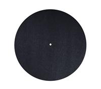 Dynavox Pm2 Platenbordonderlegger voor platenspelers, antistatisch vilt, 30 cm diameter, zwart
