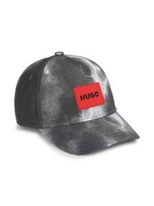 HUGO KIDS casquette imprimée à effet délavé - Noir