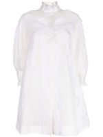 SHIATZY CHEN manteau en dentelle à simple boutonnage - Blanc