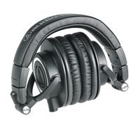 Audio-Technica ATH-M50X hoofdtelefoon/headset Hoofdtelefoons Bedraad Hoofdband Muziek Zwart - thumbnail