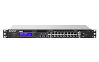 QNAP QGD-1602-C3758-16G-US Smart Edge-switch die QTS uitvoert en virtuele machines (VM's) ondersteunt, waardoor veelzijdige toepassingen aan al uw netwerkbehoeften kunnen voldoen. (Diskless)