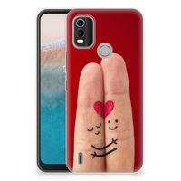 Nokia C21 Plus Silicone Back Cover Liefde - Origineel Romantisch Cadeau - thumbnail