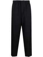 Jil Sander high-waist virgin wool tapered trousers - Bleu - thumbnail