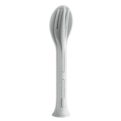 Koziol bestekset Klikk Pocket 17 cm thermoplast grijs 3-delig Koziol bestekset Klikk Pocket 17 cm thermoplast grijs 3-delig