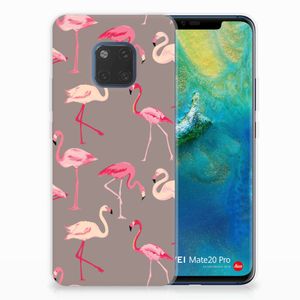 Huawei Mate 20 Pro TPU Hoesje Flamingo