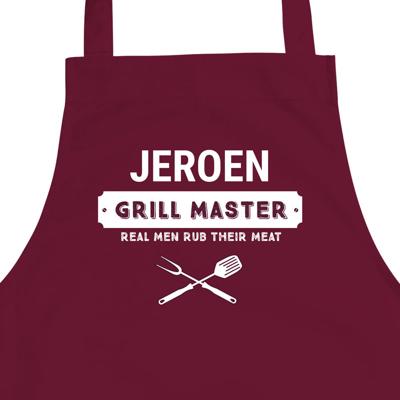 BBQ schort bedrukken - Bordeaux