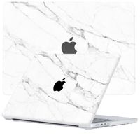 Lunso MacBook Pro 14 inch (2021-2023) cover hoes - case - Marble Vana