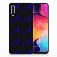 Samsung Galaxy A50 TPU bumper Vlinder Patroon