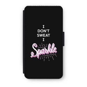 Sparkle quote: iPhone XS Flip Hoesje